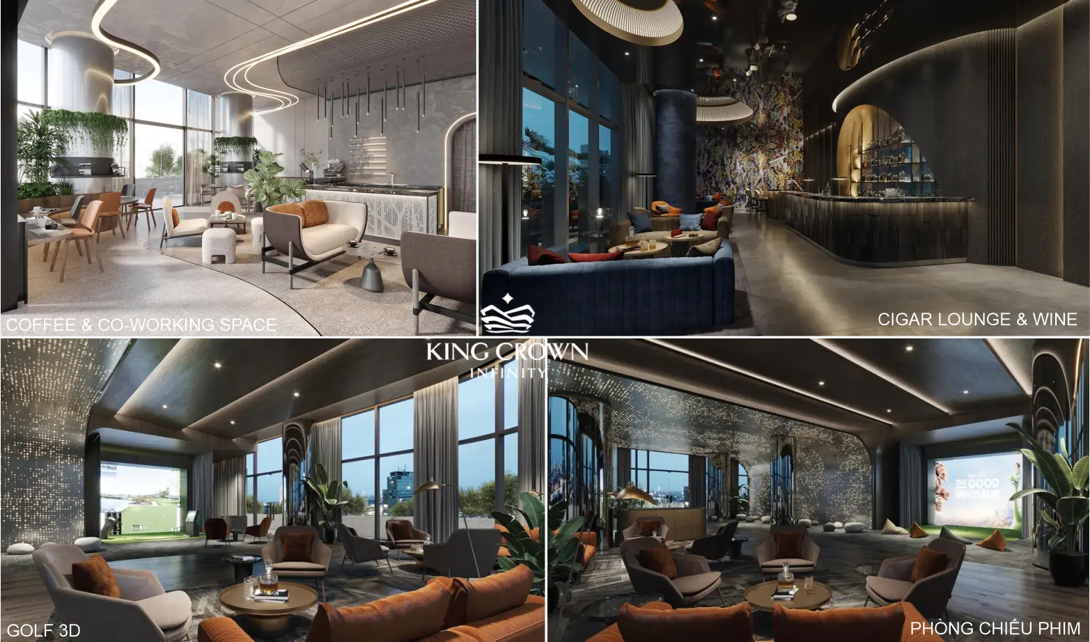 tiện ích đẳng cấp thượng lưu tại dự án King Crown Infinity