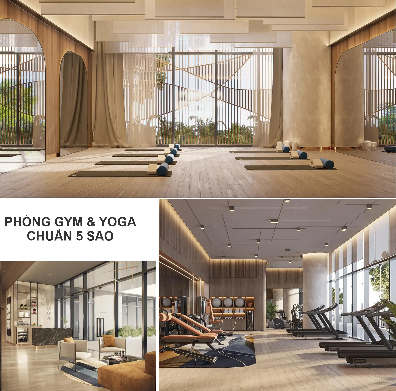 tiện ích Gym & Yoga căn hộ King Crown Infinity Ascott