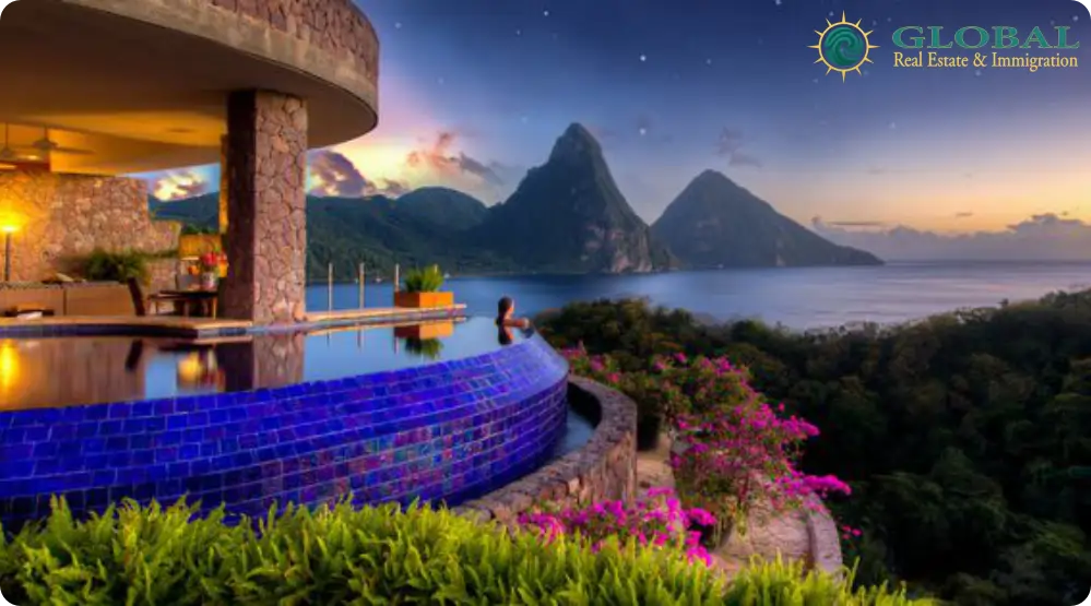 banner du lịch Saint Lucia