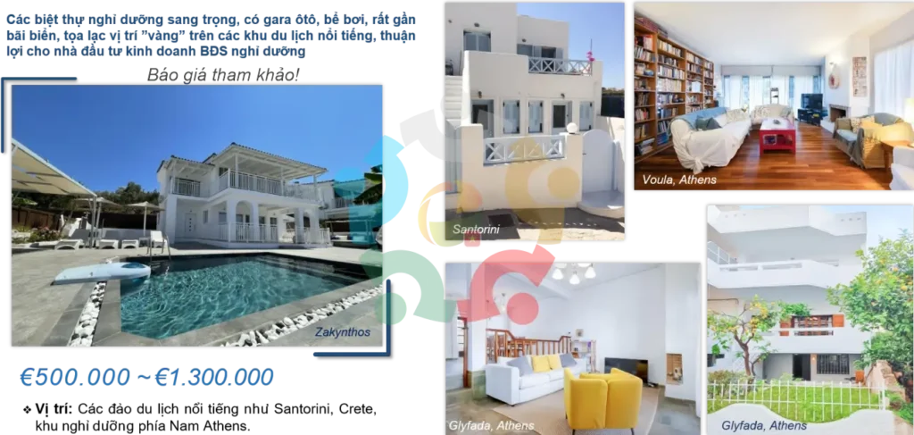 giá biệt thự Hy Lạp