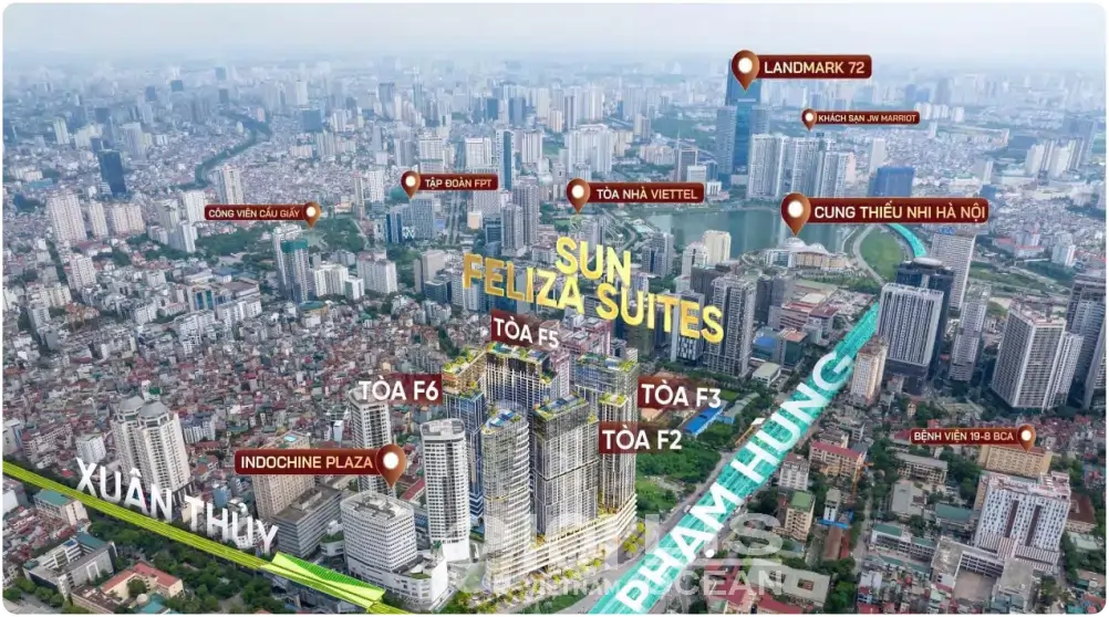 Banner bất động sản cao cấp Cầu Giấy